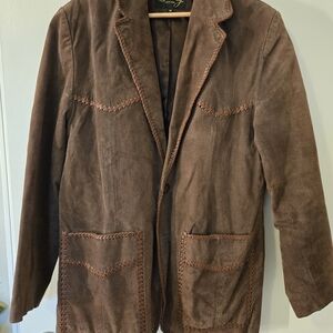 Scully Men's Brown Suede Leather Jacket
